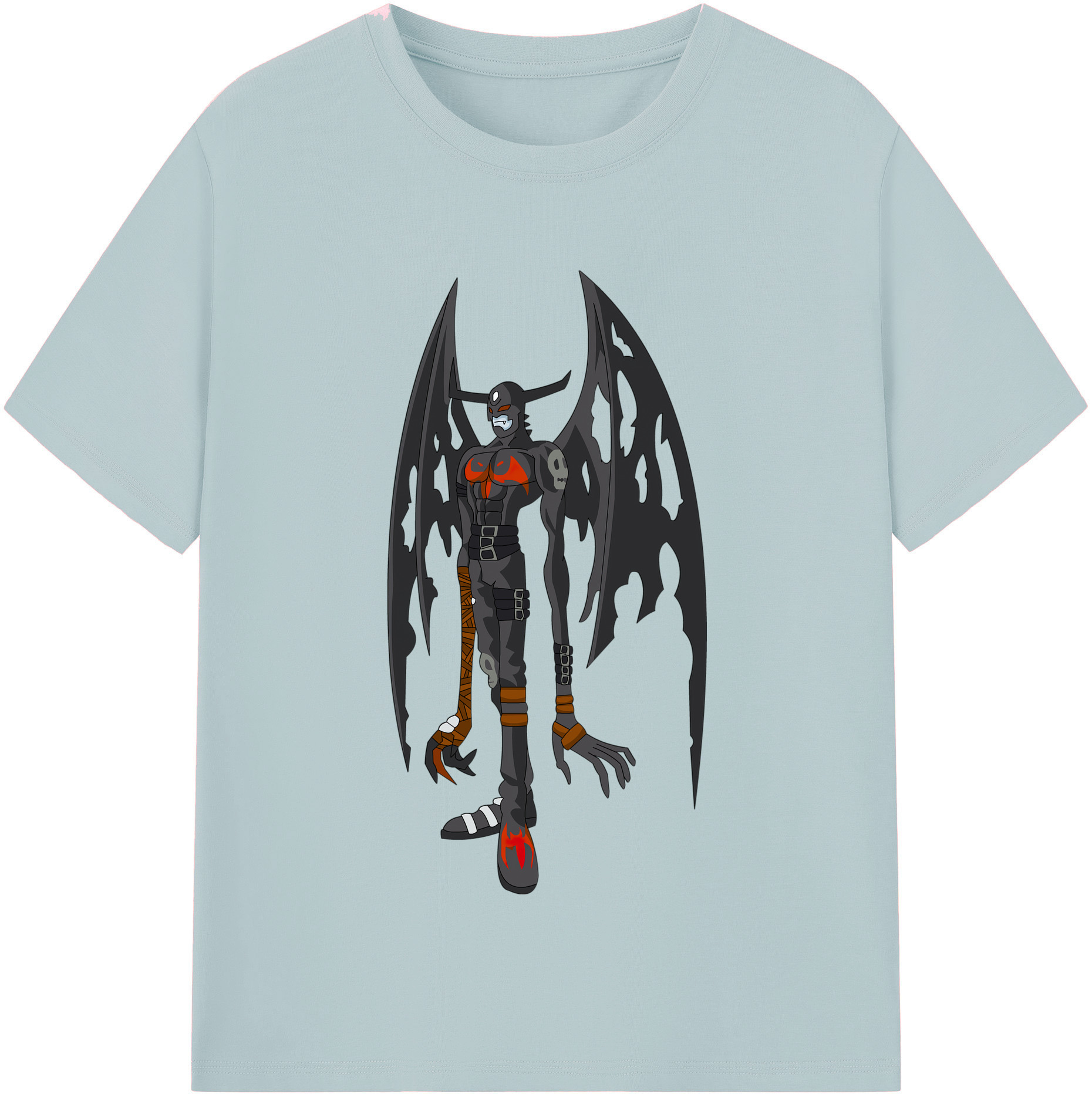 （画像用） Digimon デジタルモンスター/デジモン 綿100％半袖Tシャツ（フロントプリント）